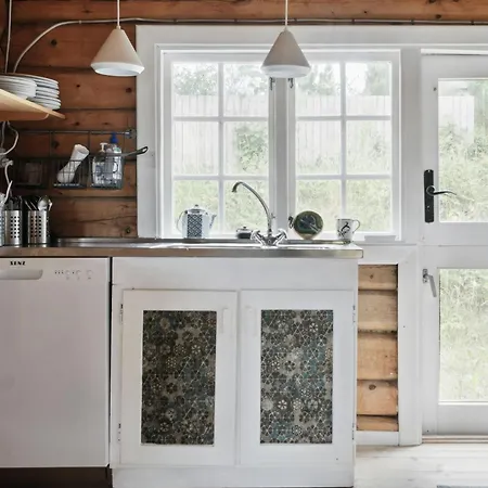 Rustic Cosiness In Norwegian Log With View Knebel